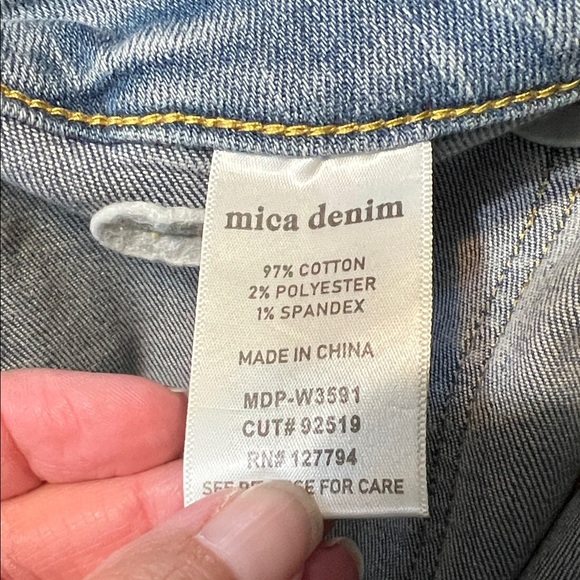 Mica Light Blue Wide Leg Jeans - Picture 9 of 10